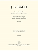 Concerto for Violin Strings and Basso Continuo E major BWV 1042 by Bach Johann Sebastian for