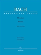 Motets BWV 225-230 by Bach Johann Sebastian for 2Mixed cho