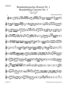 Brandenburg Concerto No. 1 and Original Version "Sinfonia" F major BWV 1046 BWV 1046a by Bach Johann Sebastian for