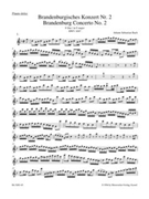 Brandenburg Concerto Nr. 2 F major BWV 1047 by Bach Johann Sebastian for