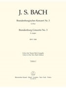 Brandenburg Concerto Nr. 3 G major BWV 1048 by Bach Johann Sebastian for