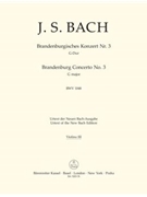 Brandenburg Concerto Nr. 3 G major BWV 1048 by Bach Johann Sebastian for