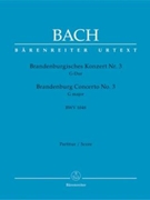 Brandenburg Concerto Nr. 3 G major BWV 1048 by Bach Johann Sebastian for 3V/3Va/3Vc