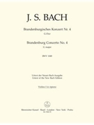Brandenburg Concerto Nr. 4 G major BWV 1049 by Bach Johann Sebastian for