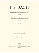 Brandenburg Concerto Nr. 4 G major BWV 1049 by Bach Johann Sebastian for