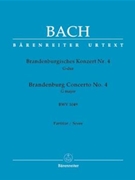 Brandenburg Concerto Nr. 4 G major BWV 1049 by Bach Johann Sebastian for 2Recorder-