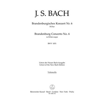Brandenburg Concerto Nr. 6 B flat-major BWV 1051 by Bach Johann Sebastian for