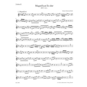Magnificat E-flat major BWV 243a (First version) by Bach Johann Sebastian for