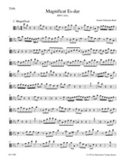 Magnificat E-flat major BWV 243a (First version) by Bach Johann Sebastian for
