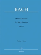 St. Mark Passion BWV 247 -Rezitative und turbae von Reinhard Keiser (1674-1739)- (A reconstruction) by Bach Johann Sebastian for SSolo/ASol