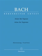 The Aria Book. Soprano for Sopran -Volume with detailed booklet in German- by Bach Johann Sebastian - Schelhaas Martin - for SSolo/Pian