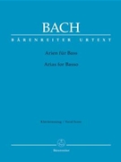 Arias for Basso (with Accompanying Brochure (english)) by Bach Johann Sebastian - Muller Stefan / Wer - for BSolo/Pian
