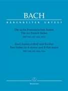 French Suites & Two Suites A minor and E-Flat Major by Bach Johann Sebastian - Durr Alfred - for Piano