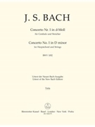 Concerto for Harpsichord and Strings no. 1 D minor BWV 1052 by Bach Johann Sebastian - Breig Werner - for Viola