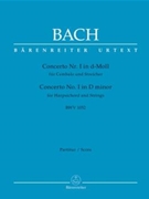 Concerto for Harpsichord and Strings no. 1 D minor BWV 1052 by Bach Johann Sebastian - Breig Werner - for Full Score