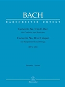 Concerto for Harpsichord and Strings Nr. 2 E major BWV 1053 by Bach Johann Sebastian for Harpisc.-s