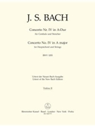 Concerto for Harpsichord and Strings Nr. 4 A major BWV 1055 by Bach Johann Sebastian for
