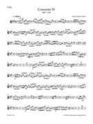 Concerto for Harpsichord and Strings Nr. 4 A major BWV 1055 by Bach Johann Sebastian for