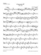 Concerto for Harpsichord and Strings Nr. 4 A major BWV 1055 by Bach Johann Sebastian for