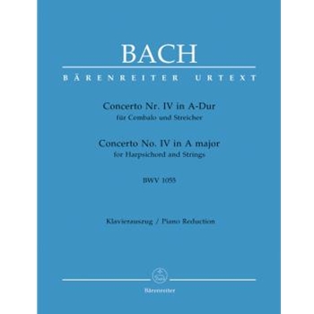 Concerto for Harpsichord and Strings No 4 in A Major BWV1055
