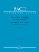 Concerto for Harpsichord and Strings Nr. 5 F minor BWV 1056 by Bach Johann Sebastian for Harpisc.-s