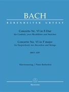 Concerto #6 BWV 1057 by Bach Johann Sebastian - Breig Werner - for 2 Piano 4 Hands