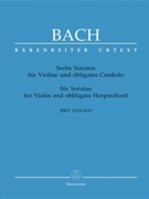 6 Sonatas Bwv 1014-1019 by Bach Johann Sebastian for Violin and Piano (Urtext)