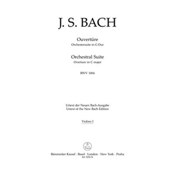 Orchestral Suite (Overture) C major BWV 1066 by Bach Johann Sebastian for