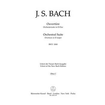 Orchestral Suite (Overture) D major BWV 1068 by Bach Johann Sebastian for