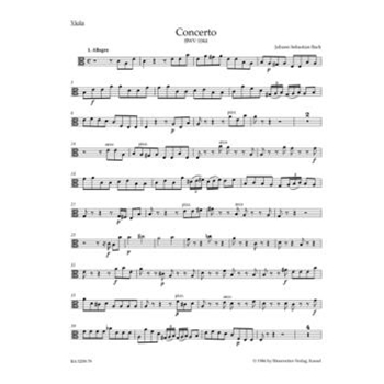 Concerto for Harpsichord, Flute, Violin, Strings and Basso continuo in A minor BWV 1044 "Triple Concerto"