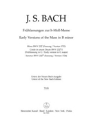 Early Versions of the Mass BWV 232 by Bach Johann Sebastian for