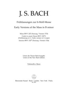 Early Versions of the Mass BWV 232 by Bach Johann Sebastian for