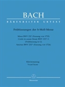 Mass In B Minor Early Version by Bach Johann Sebastian - Kohs Andreas - for SATB (Early Version)