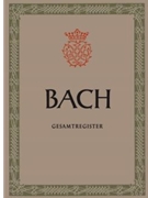 Gesamtregister by Bach Johann Sebastian for