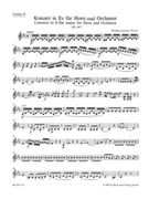 Concerto for Horn und Orchestra Nr. 2 E-flat major K. 417 by Mozart Wolfgang Amadeus for