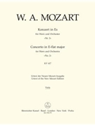 Concerto for Horn und Orchestra Nr. 2 E-flat major K. 417 by Mozart Wolfgang Amadeus for