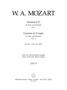 Concerto for Horn and Orchestra Nr. 1 D major K. 412 + 514 (386b) (Traditional version (Rondo by Fra by Mozart Wolfgang Amadeus for