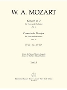 Concerto for Horn and Orchestra Nr. 1 D major K. 412 + 514 (386b) (Traditional version (Rondo by Fra by Mozart Wolfgang Amadeus for