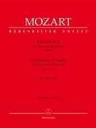 Concerto for Horn and Orchestra Nr. 1 D major K. 412 + 514 (386b) (Traditional version (Rondo by Fra by Mozart Wolfgang Amadeus for Hn-Solo/2O