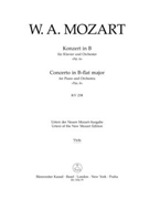 Concerto for Piano and Orchestra Nr. 6 B-flat major K. 238 by Mozart Wolfgang Amadeus for