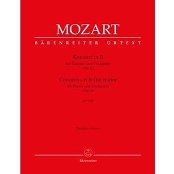 Concerto for Piano and Orchestra Nr. 6 B-flat major K. 238 by Mozart Wolfgang Amadeus for Piano-Solo