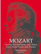 Easy Pieces & Dances by Mozart Wolfgang Amadeus for Piano