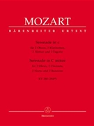 Serenade In C Minor K 388 (384) by Mozart Wolfgang Amadeus for Woodwind Sextet