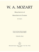 Missa brevis D minor K. 65 (61a) by Mozart Wolfgang Amadeus for