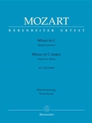 Missa In C Major by Mozart Wolfgang Amadeus - Focke Martin - for SATB