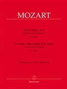 Concerto Movement In E Major Kv494a by Mozart Wolfgang Amadeus for French Horn and Piano