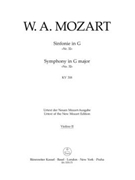 Symphony (Overture) G major K. 318 by Mozart Wolfgang Amadeus for