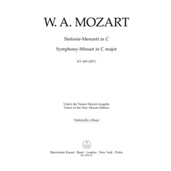 Symphony C major K. 409 by Mozart Wolfgang Amadeus for