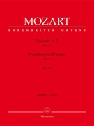 Symphony Nr. 7 D major K. 45 by Mozart Wolfgang Amadeus for 2Ob/2Hn/2T