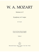 Symphony F major K. 76(42a) by Mozart Wolfgang Amadeus for